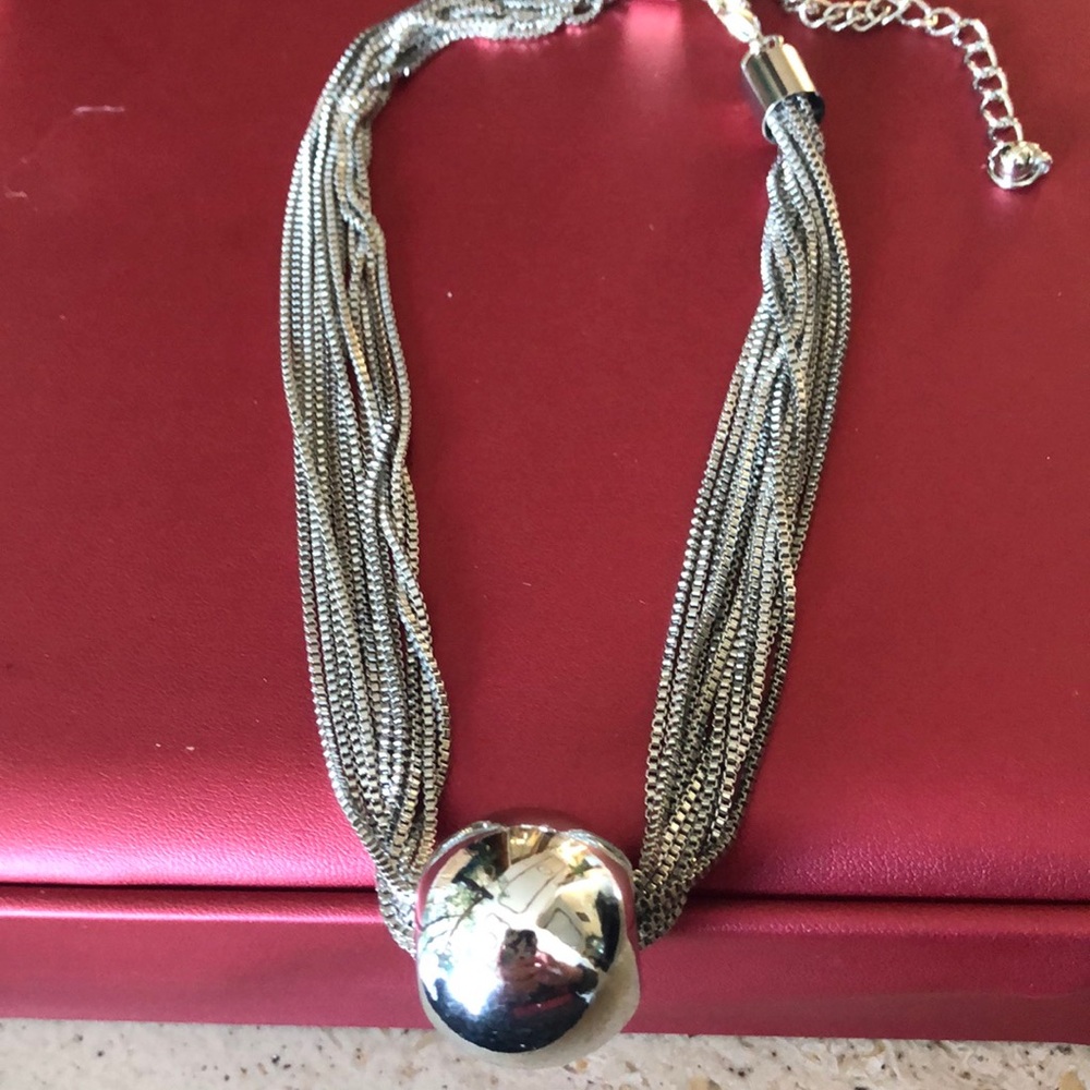 ❌Price Drop ❌Brand New Silver Polished Brass Choker. - Picture 3 of 7